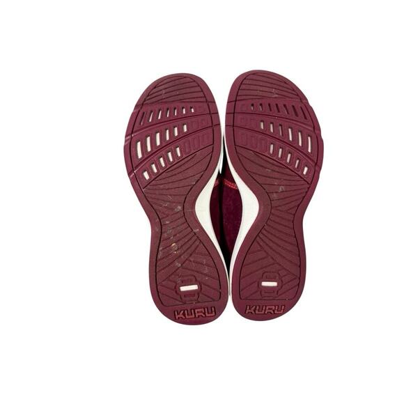 Kuru Kivi Women Size 9 Slip On Shoes Burgundy Suede Orthopedic Loafers Comfort - Picture 5 of 9